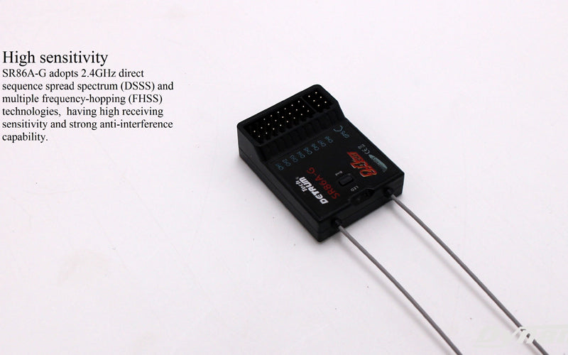 Detrum SR86A-G Autopilot Telemetry Receiver w/ GPS Module for Gavin-8C/Blitz