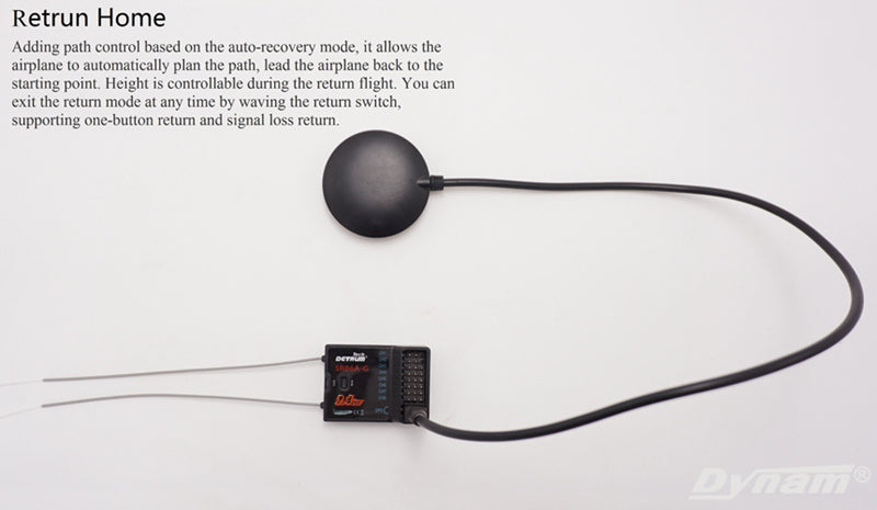 Detrum GPS Module for SR86A-G Telemetry Receiver/Z3 Flight Controller