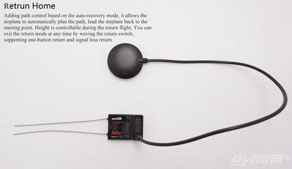 Detrum SR86A-G Autopilot Telemetry Receiver w/ GPS Module for Gavin-8C/Blitz