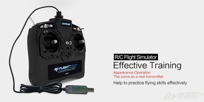 Detrum 8CH USB RC Plane Flight Digital Simulator