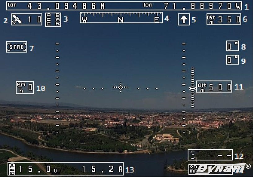 Detrum Z3 FPV V2 EP RC Airplanes Flight Controller Return To Home RTH w/ OSD 3-in-1 & PMU