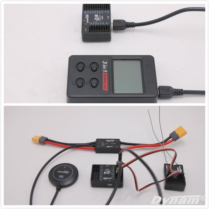 Detrum Z3 FPV V2 EP RC Airplanes Flight Controller Return To Home RTH w/ OSD 3-in-1 & PMU