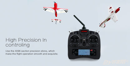 Detrum GAVIN-8C 8CH 2.4Ghz RC Transmitter w/ iStone MSR66A Stabilizer Mini Receiver