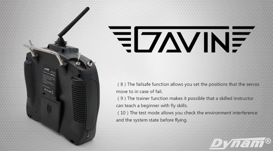 Detrum GAVIN-6C 6CH 2.4Ghz RC Transmitter