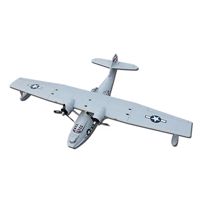 Dynam 1.5m PBY Catalina V2 Grey Twin Engine RC Float Plane