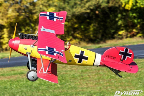 Dynam 1.3m Albatros D.Va V2 4S RC WW1 Warbird Biplane
