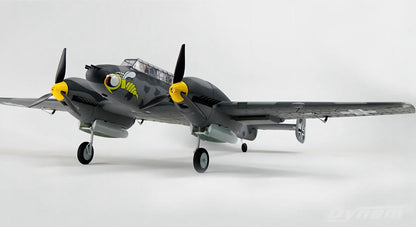 Dynam 1.5m Messerschmitt BF-110 V3 4S Twin-Engine RC Warbird w/ Flaps