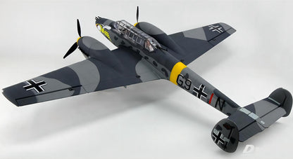 Dynam 1.5m Messerschmitt BF-110 V3 4S Twin-Engine RC Warbird w/ Flaps