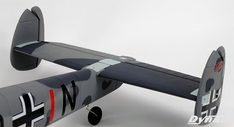 Dynam 1.5m Messerschmitt BF-110 V3 4S Twin-Engine RC Warbird w/ Flaps