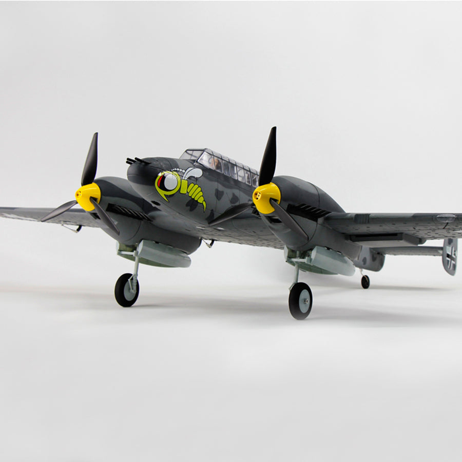 Dynam 1.5m Messerschmitt BF-110 V3 4S Twin-Engine RC Warbird w/ Flaps