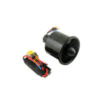 Dynam 70mm 12-bladet 6S EDF strømforsyningssystem med TC-2860-2200KV Inrunner børsteløs motor og 80A ESC XT60