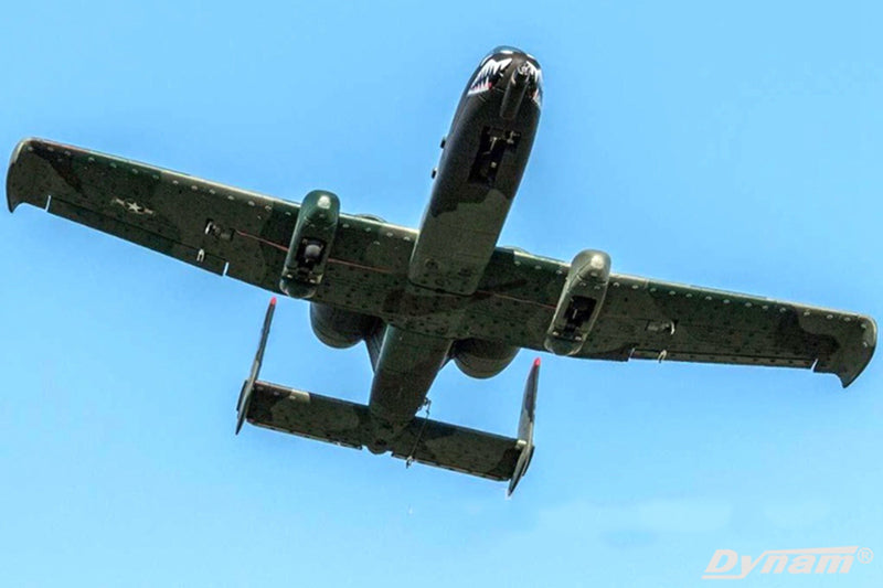 Dynam A-10 Thunderbolt II V2 Green 4S Twin 64mm RC EDF Jet