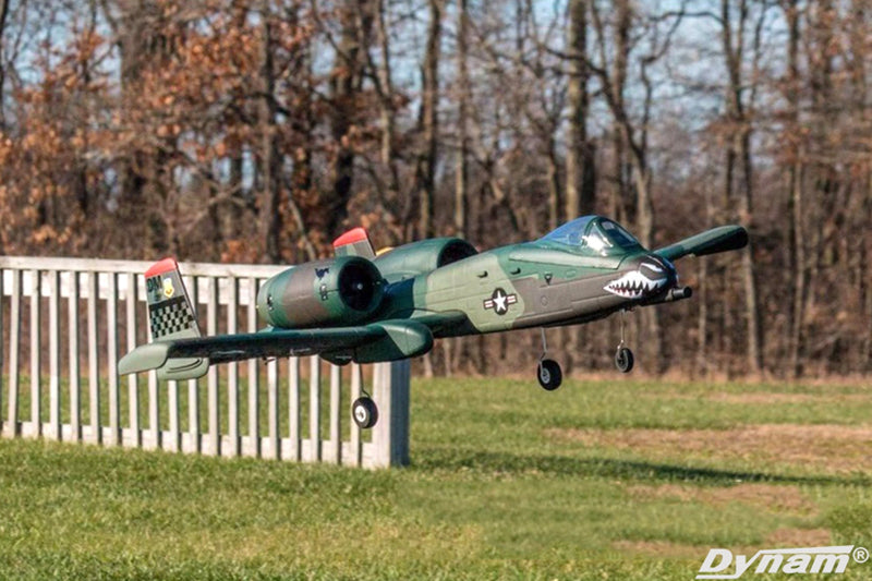Dynam A-10 Thunderbolt II V2 Green 4S Twin 64mm RC EDF Jet