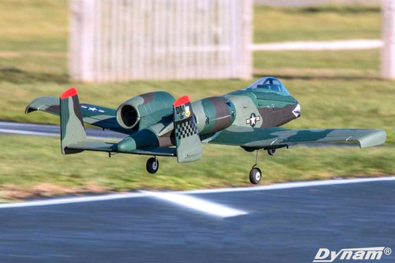 Dynam A-10 Thunderbolt II V2 Green 4S Twin 64mm RC EDF Jet