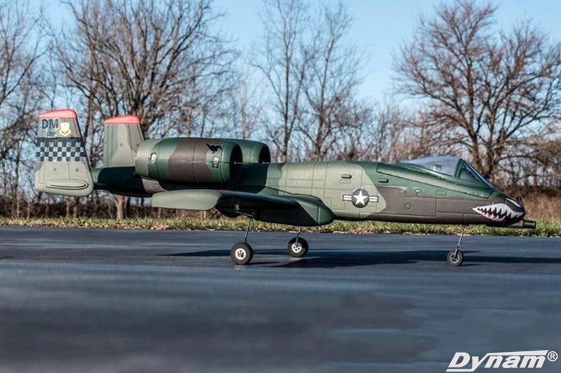 Dynam A-10 Thunderbolt II V2 Green 4S Twin 64mm RC EDF Jet