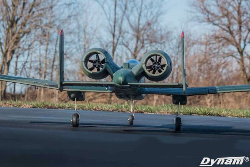Dynam A-10 Thunderbolt II V2 Green 4S Twin 64mm RC EDF Jet