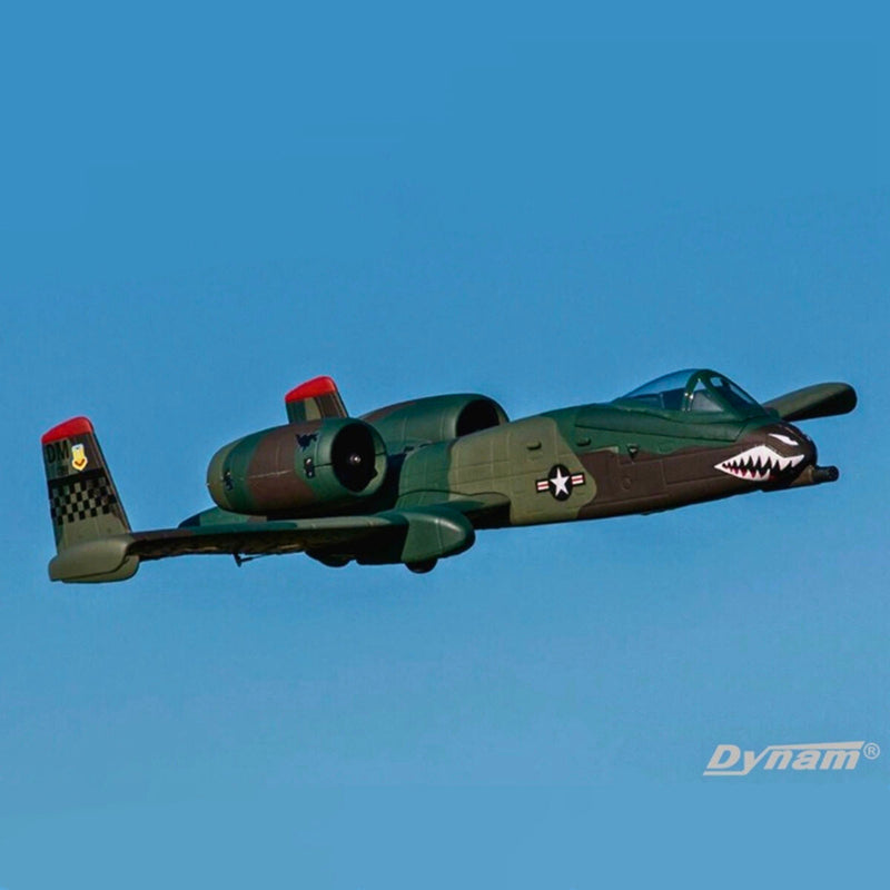 Dynam A-10 Thunderbolt II V2 Green 4S Twin 64mm RC EDF Jet