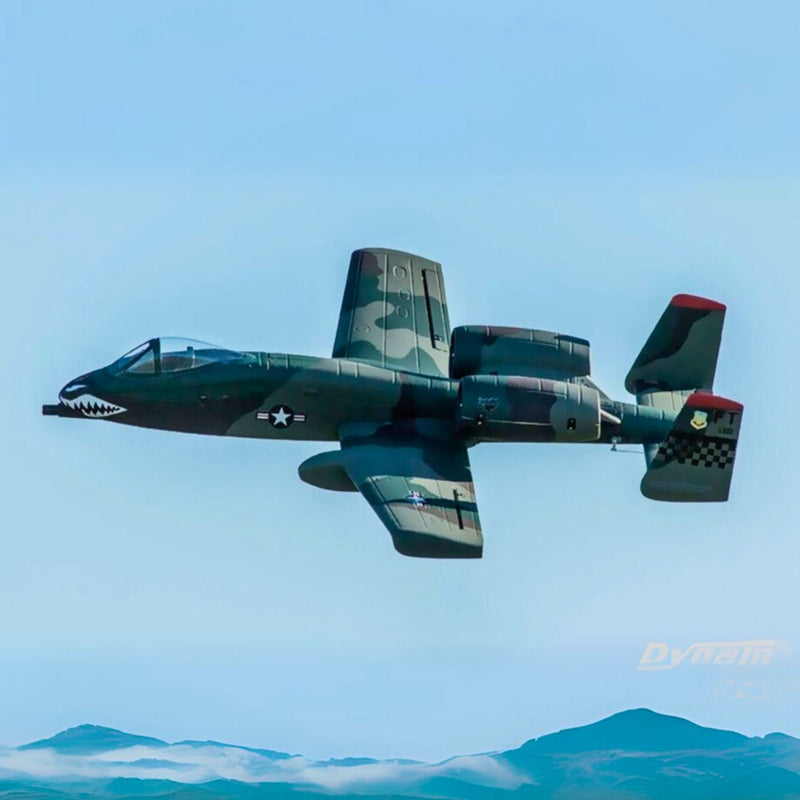 Dynam A-10 Thunderbolt II V2 Green 4S Twin 64mm RC EDF Jet