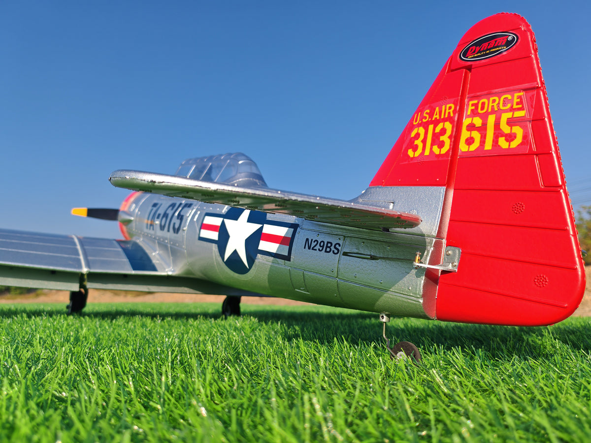 Dynam AT-6 Texan V3 4S RC Warbird 1.4m Wingspan w/3 Flaps