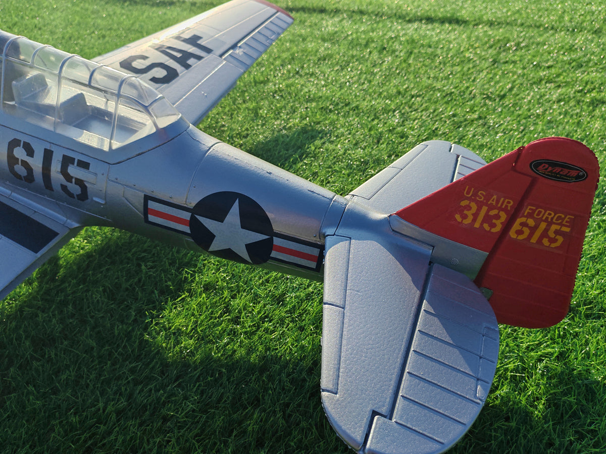 Dynam AT-6 Texan V3 4S RC Warbird 1.4m Wingspan w/3 Flaps