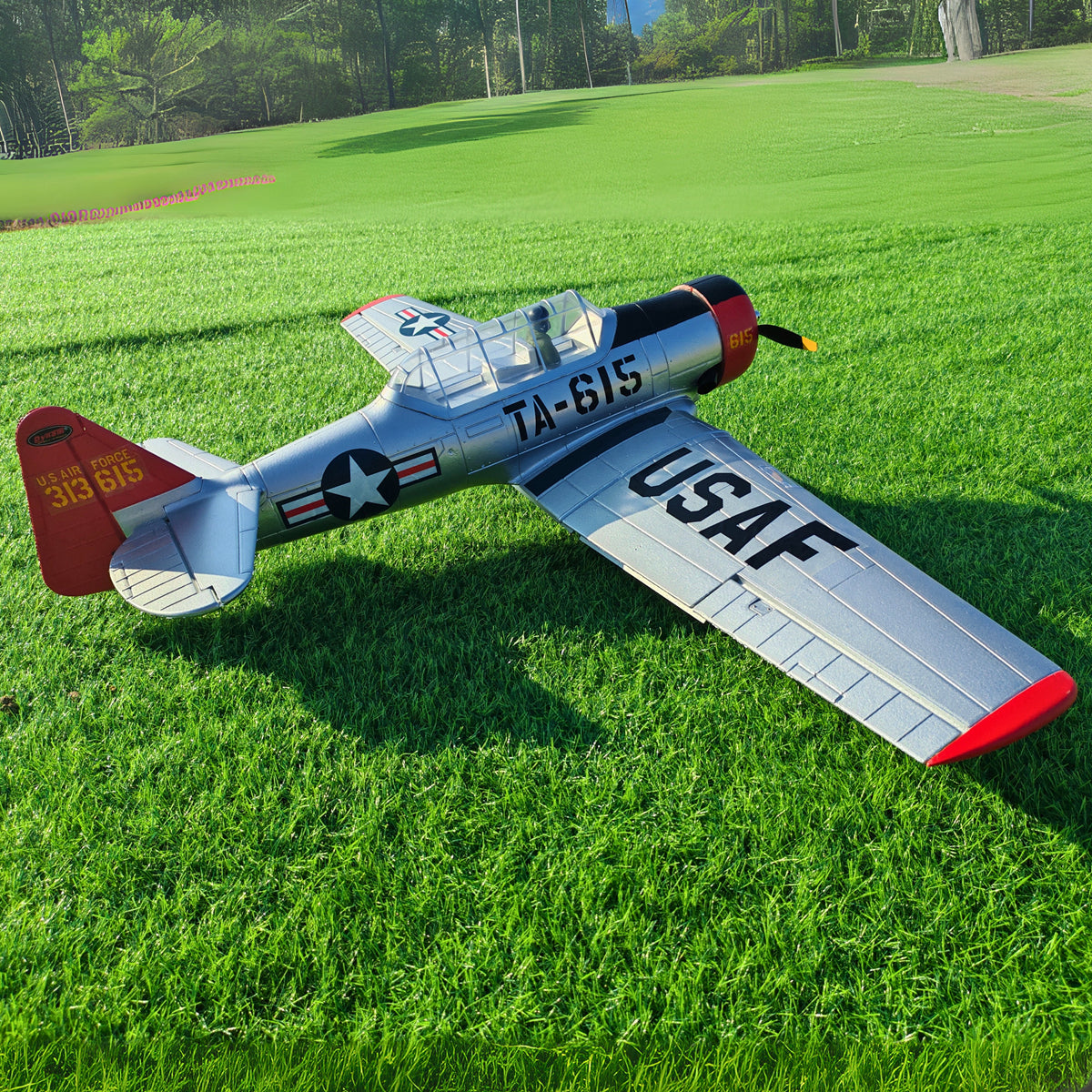 Dynam AT-6 Texan V3 4S RC Warbird 1.4m Wingspan w/3 Flaps