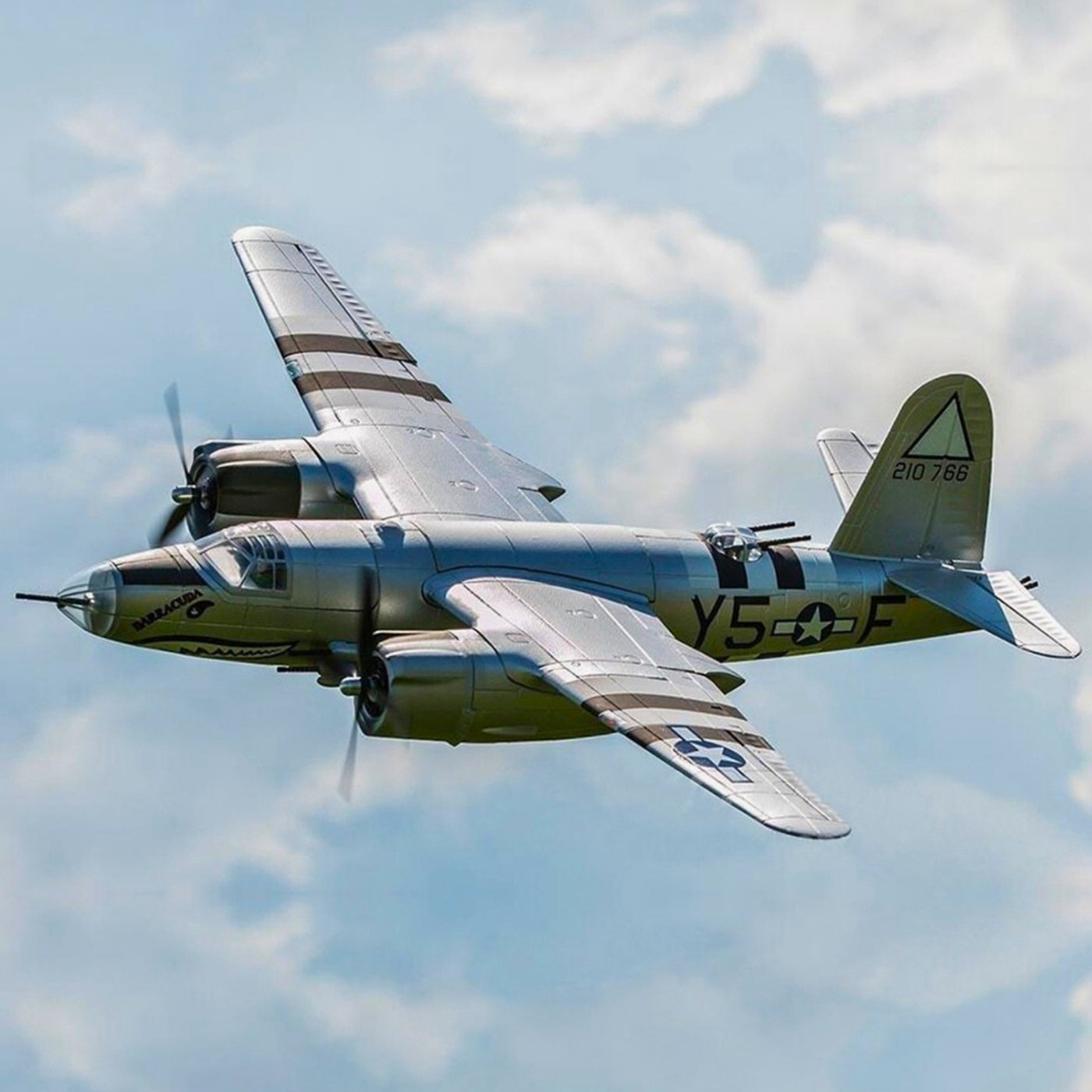 Dynam B-26 Marauder 4S RC Twin Warbird 1.5mw/ Flaps