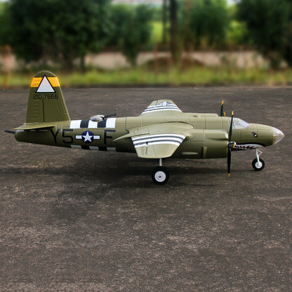 Dynam B-26 Marauder Green 4S Twin-Motor RC Warbird Bomber 1.5mw/ Flaps