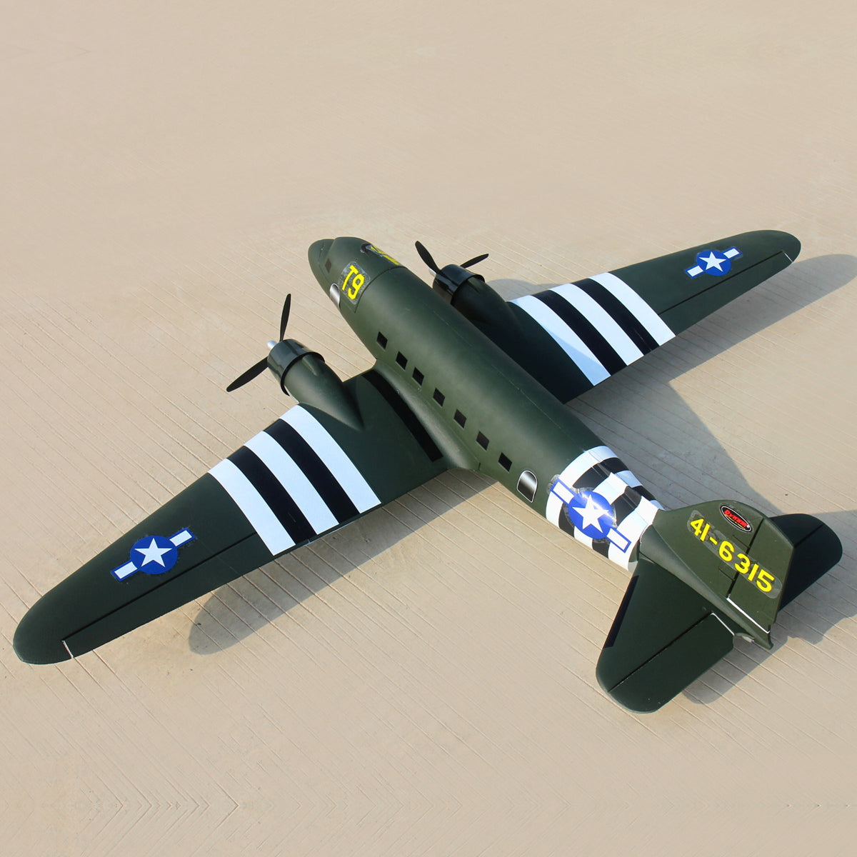 Dynam-C-47-Skytrain-V2-Green-RC-Radio-Controlled-Warbird-Plane-1500mm-Wingspan-PNP-SPNP-BNF-RTF-6C-DY8931GN_13
