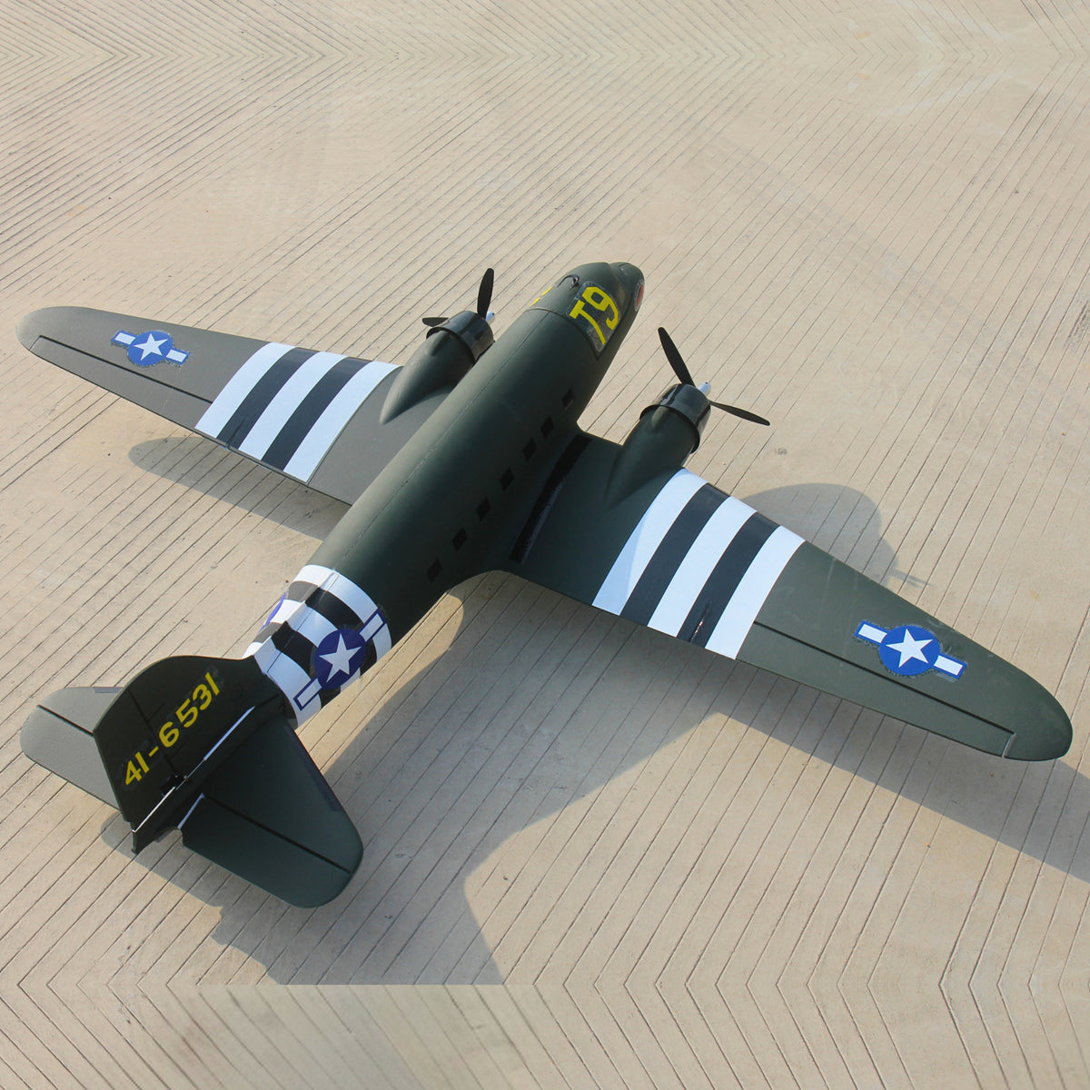 Dynam-C-47-Skytrain-V2-Green-RC-Radio-Controlled-Warbird-Plane-1500mm-Wingspan-PNP-SPNP-BNF-RTF-6C-DY8931GN_17