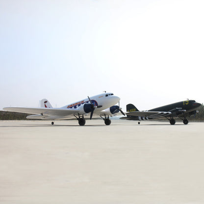 Dynam-C-47-Skytrain-V2-Green-RC-Radio-Controlled-Warbird-Plane-1500mm-Wingspan-PNP-SPNP-BNF-RTF-6C-DY8931GN