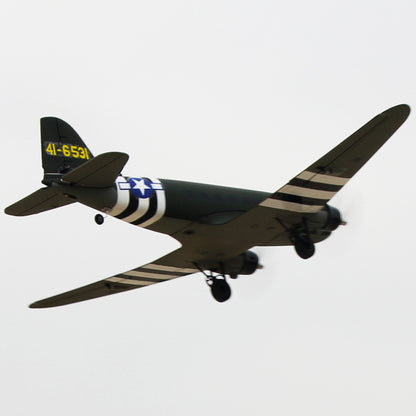 Dynam-C-47-Skytrain-V2-Green-RC-Radio-Controlled-Warbird-Plane-1500mm-Wingspan-PNP-SPNP-BNF-RTF-6C-DY8931GN_6