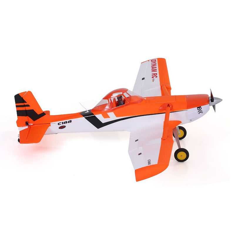 Dynam Cessna 188 Crop Duster V2 Orange 4S RC Scale Airplane 1.5m w/ Flaps