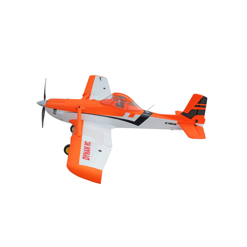 Dynam Cessna 188 Crop Duster V2 Orange 4S RC Scale Airplane 1.5m w/ Flaps