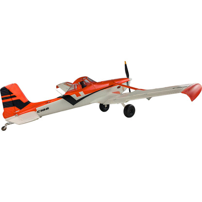 Dynam Cessna 188 Crop Duster V2 Orange 4S RC Scale Airplane 1.5m w/ Flaps