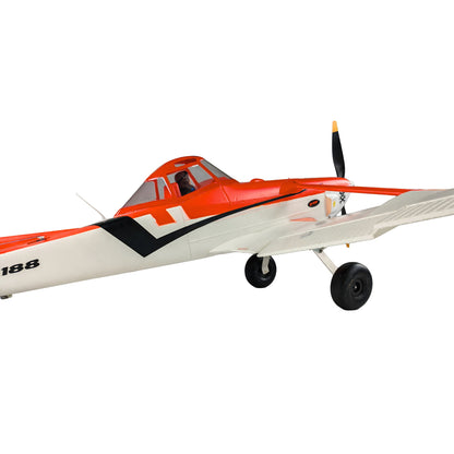 Dynam Cessna 188 Crop Duster V2 Orange 4S RC Scale Airplane 1.5m w/ Flaps