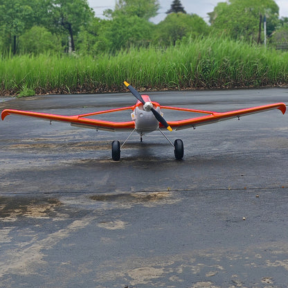 Dynam Cessna 188 Crop Duster V2 Orange 4S RC Scale Airplane 1.5m w/ Flaps