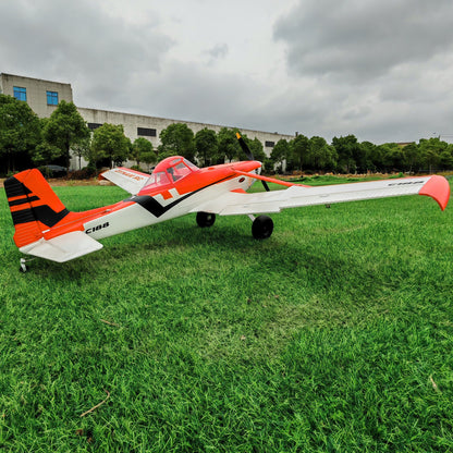 Dynam Cessna 188 Crop Duster V2 Orange 4S RC Scale Airplane 1.5m w/ Flaps