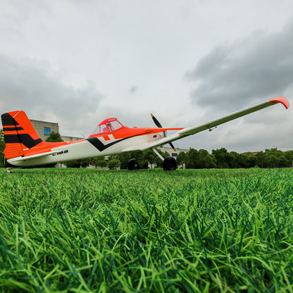 Dynam Cessna 188 Crop Duster V2 Orange 4S RC Scale Airplane 1.5m w/ Flaps