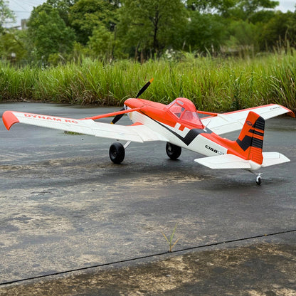 Dynam Cessna 188 Crop Duster V2 Orange 4S RC Scale Airplane 1.5m w/ Flaps