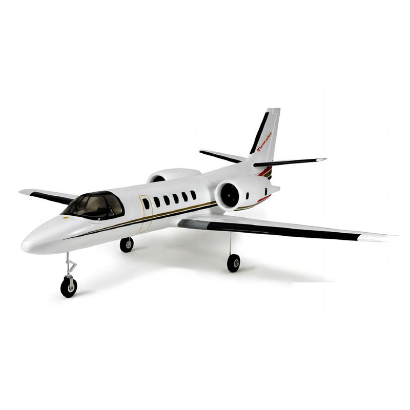 Dynam Cessna 550 Turbo Jet V2 White 4S 64mm EDF RC Jet w/ Flaps