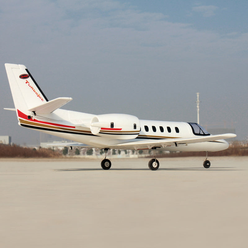 Dynam Cessna 550 Turbo Jet V2 White 4S 64mm EDF RC Jet w/ Flaps