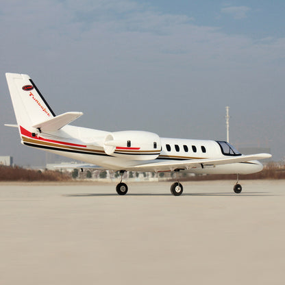 Dynam Cessna 550 Turbo Jet V2 White 4S 64mm EDF RC Jet w/ Flaps