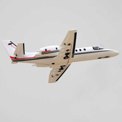 Dynam Cessna 550 Turbo Jet V2 White 4S 64mm EDF RC Jet w/ Flaps