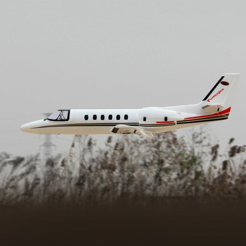 Dynam Cessna 550 Turbo Jet V2 White 4S 64mm EDF RC Jet w/ Flaps