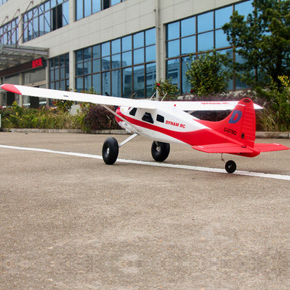 Dynam DHC-2 Beaver V2 Red 4S Sea/Land STOL RC Float Plane 1.5m w/ Flaps