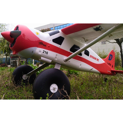 Dynam DHC-2 Beaver V2 Red 4S Sea/Land STOL RC Float Plane 1.5m w/ Flaps