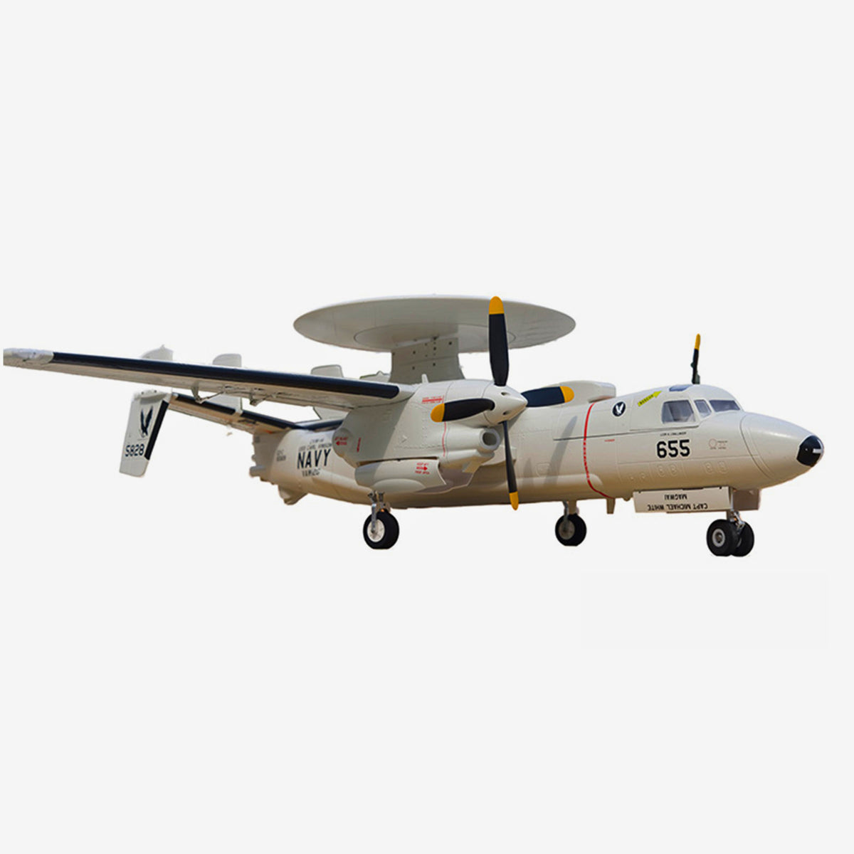 Dynam-E-2C-Hawkeye-Airborne-Early-Warning-AEW-1500mm-Radar-RC-Scale-Airplane-DY8982