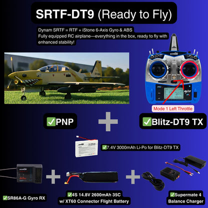 Dynam EMB-312 Tucano 4S RC Scale Plane 1.3m w/ Flaps
