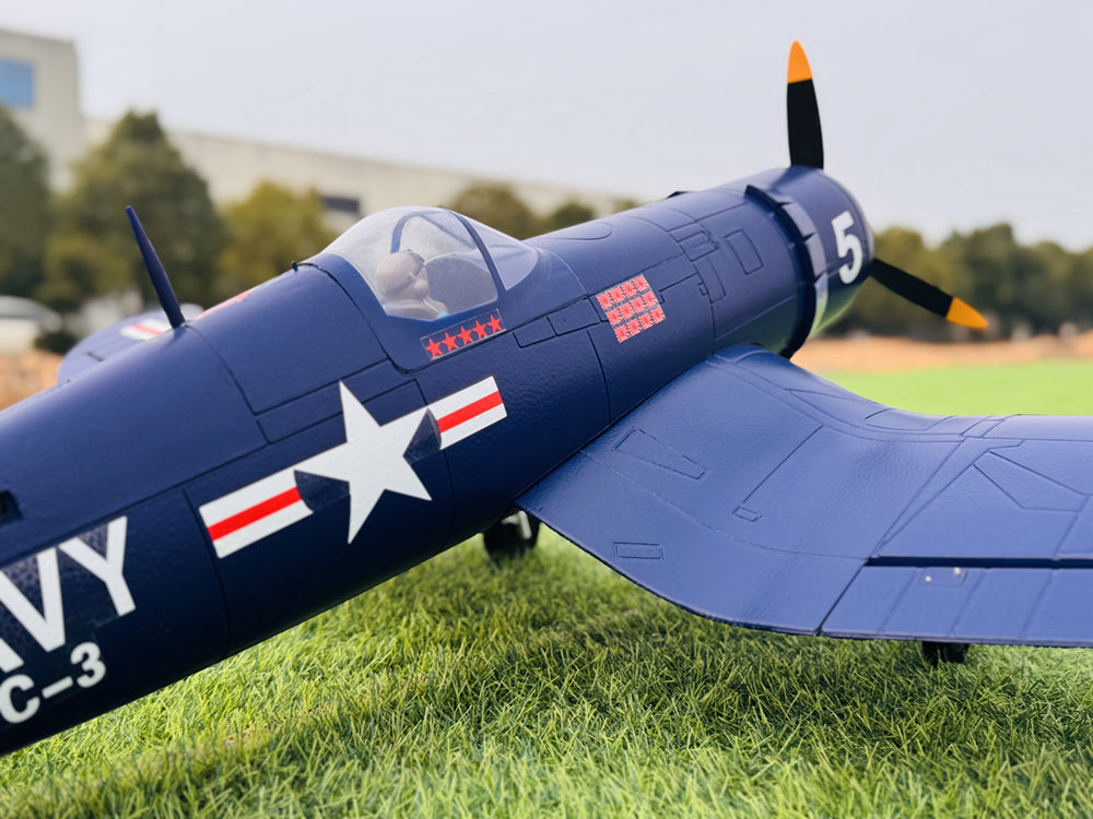 Dynam 1.3m F4U Corsair V2 4S RC Warbird w/ Flaps