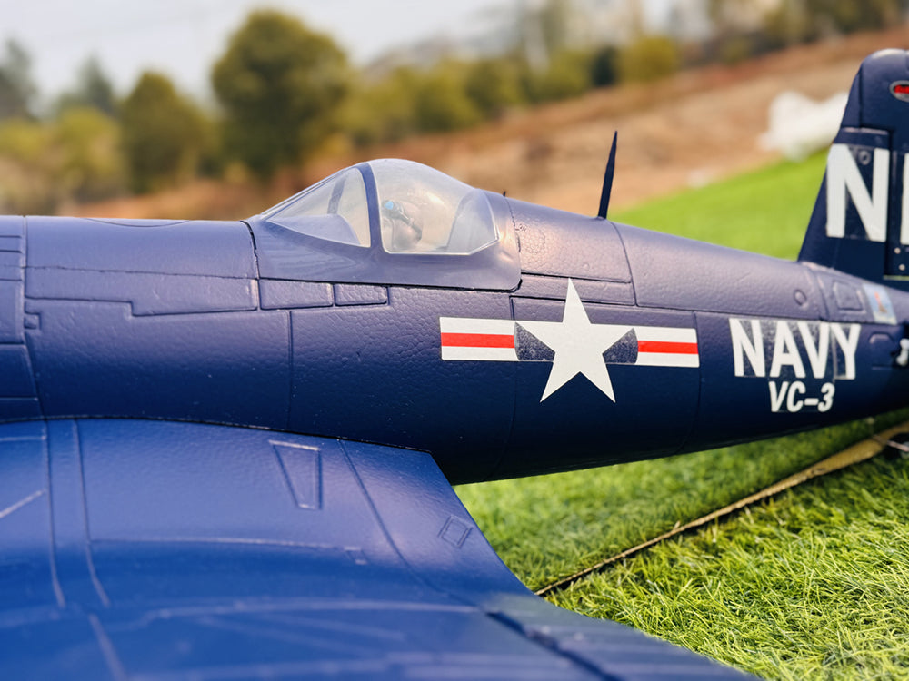 Dynam 1.3m F4U Corsair V2 4S RC Warbird w/ Flaps
